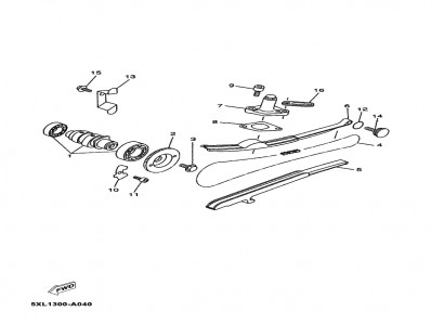 TENSOR DE CADENA DE DISTRIBUCION Yamaha majesty 125 2001-2006