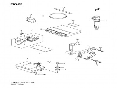 Cerraduras completas codificadas Suzuki gsx 1000 r 2005 - 2006