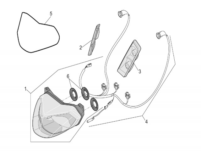 Intermitente delantero derecho Aprilia arrecife 500 2003-2004