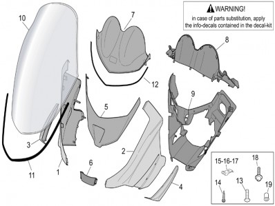 soporte faro Aprilia arrecife 500 2003-2004