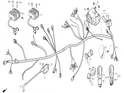Cdi Daelim roadwin 125r fi 125 2007-2011