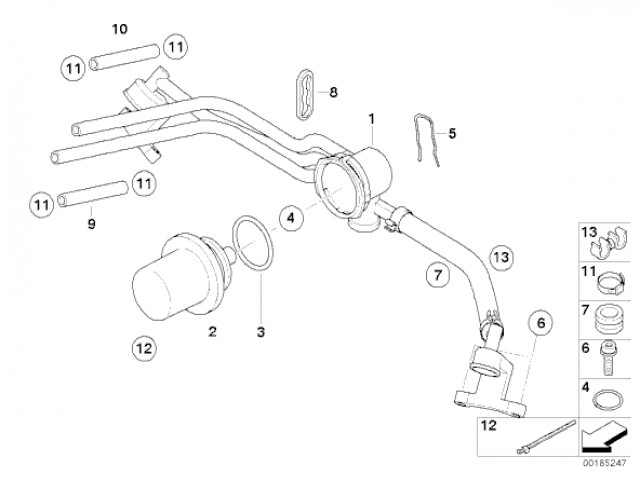 Regulador de presión Bmw R1150 rt 2001 - 2004
