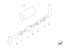 Racor manguito gasolina Bmw k1200 rs abs 1996 -  2001