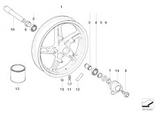 Reenvio cuenta kilometros Bmw R1150 rt 2001 - 2004