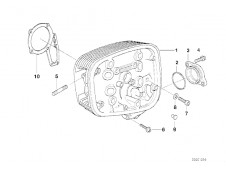 Culata completa izquierda Bmw R1150 rt 2001 - 2004