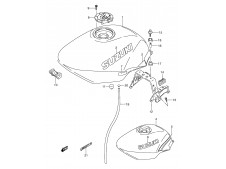 Cerraduras completas Suzuki Gsx f 750 1989-1997