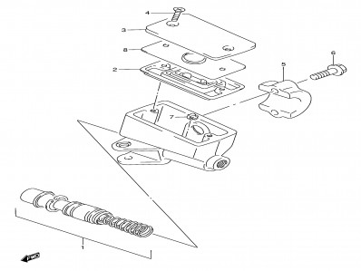 Bomba freno delantero Suzuki Gsx f 750 1989-1997