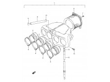 Caja filtro aire Suzuki Gsx f 750 1989-1997