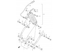 Amortiguador trasero Suzuki Gsx f 750 1989-1997
