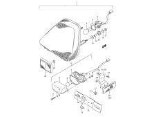 Piloto trasero Suzuki Gsx f 750 1989-1997