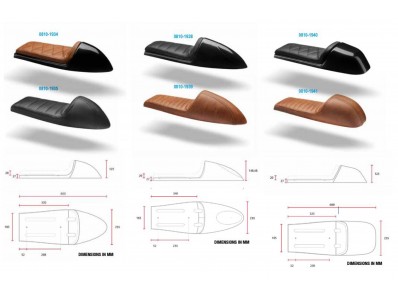 Colin Nuevo con asiento para Cafe Racer, Varios modelos