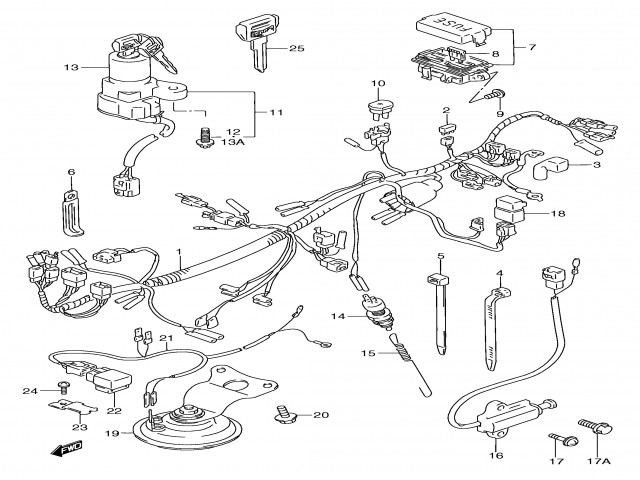 Interruptor pata de cabra Suzuki Gsx f 750 1989-1997