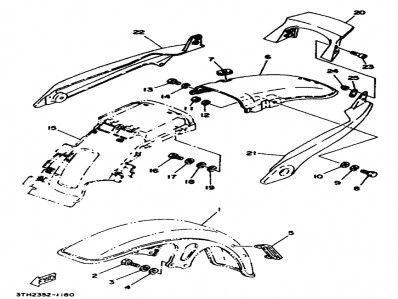 Asidero colin especial Yamaha Sr 250 1980-1989