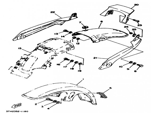 Asidero colin especial Yamaha Sr 250 1980-1989