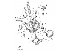 Culata completa Yamaha Sr 250 1980-1989