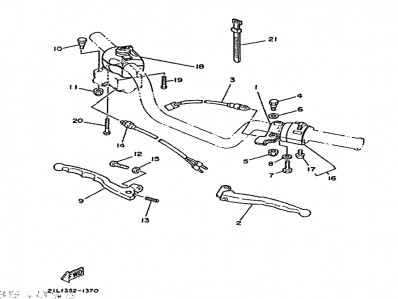 Maneta embrague Yamaha Sr 250 1980-1989