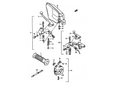 Interruptor maneta descompresor Suzuki Dr 750 1987-1989