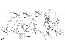 Latiguillo freno trasero Honda Pantheon 125 2003 - 2006