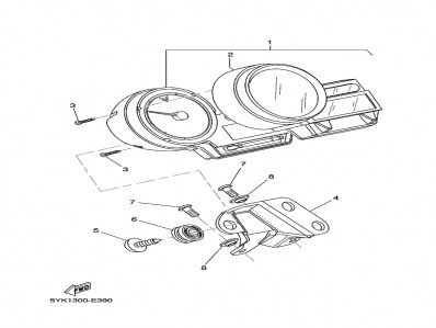 Relojes completos Yamaha Mt 03 660 2006-2008