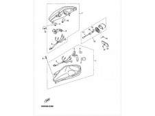Piloto matricula Yamaha Xmax 125 2006-2010