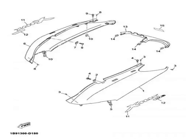 Union colin varios colores Yamaha Xmax 125 2006-2010
