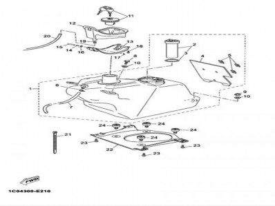 Tapon de gasolina Yamaha Xmax 125 2006-2010