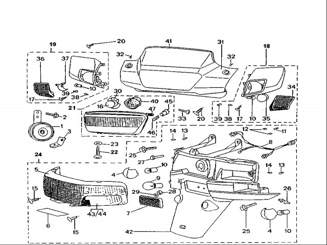 Intermitente delantero izquierdo Peugeot Sv 50 1991-1995