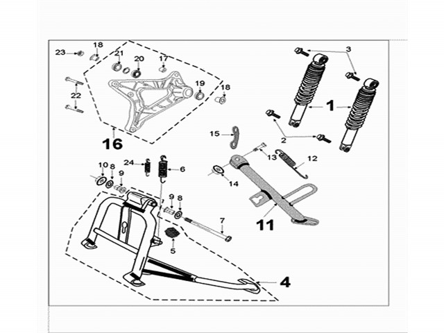 Basculante Peugeot Tweet 125 2011 - 2014