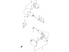 Intermitente delantero izquierdo Suzuki Gs e 500 2002-2008