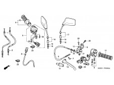 Soporte maneta embrague Honda seven 750 1992-2002