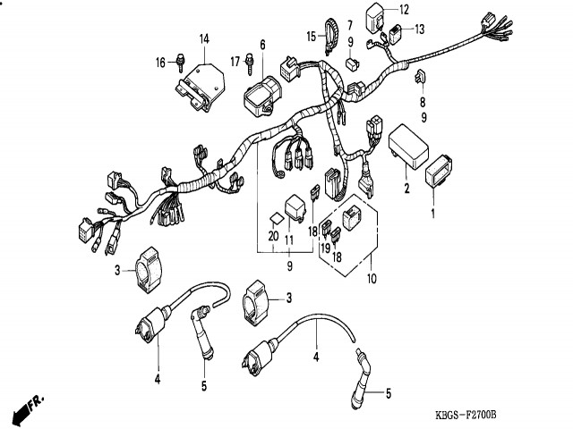 Cdi HONDA CB 250 1992-2005  repuestos de motos
