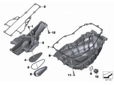 Tornillo vaciado aceite Bmw F800 st 800 cc 2006 - 2008
