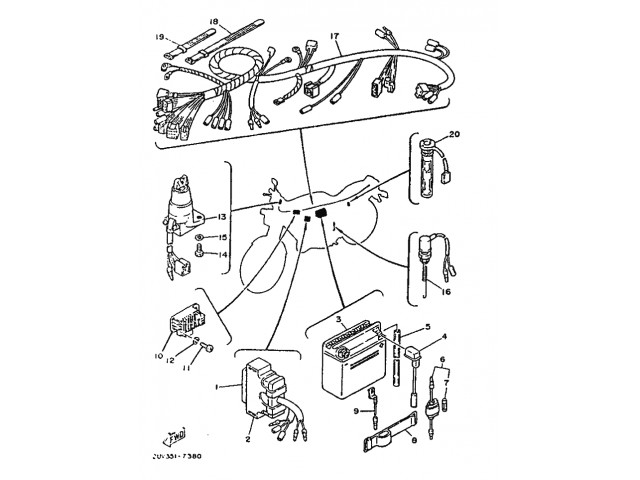 Aforador medidor de aceite Yamaha Tzr 80 1989-1991