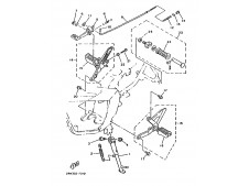 Estribera trasera Yamaha Tzr 80 1989-1991