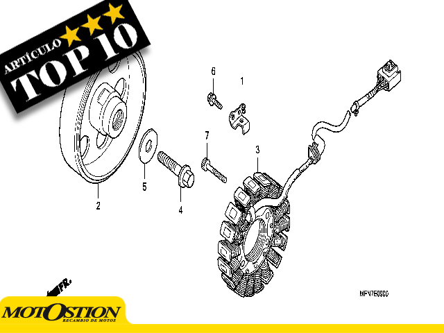 Bobina de encendido nueva tipo originen 