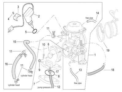 Estarter automatico Aprilia Leonardo 250 1999-2009