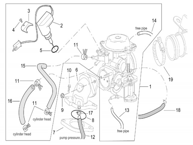 Estarter automatico Aprilia Leonardo 250 1999-2009
