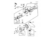 Cadena y patín de bendix Kawasaki Gpz 500 1987-1993