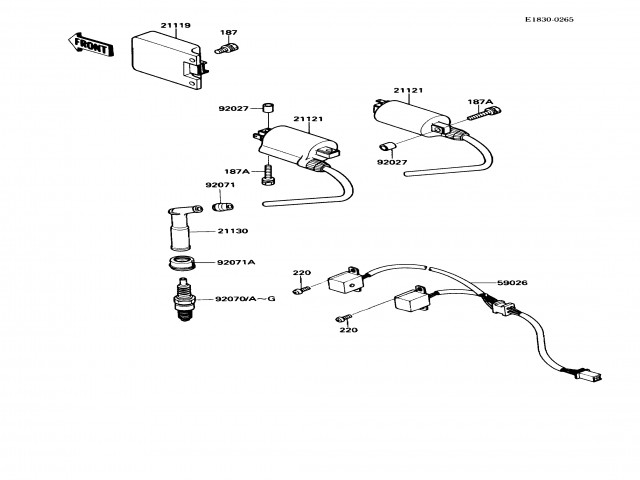 Cdi Kawasaki Gpz 500 1987-1993