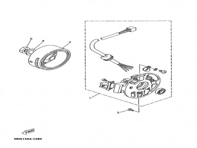 Volante magnetico Yamaha Neos 50 2004-2007