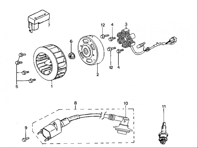 Volante magnetico Peugeot Speedfight ii 50 2001-2006
