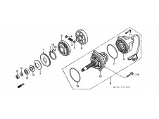Alternador Honda pan european 1100 1990-2000