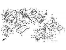 Aireador derecho varios colores HONDA PAN EUROPEAN 1100 1990-2000  motodesguace