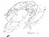 Embellecedor bajo asiento Hyosung Ms3 250 2009 - 2010