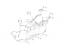 Suelo Aprilia Sonic h2o 50 1998 - 2008