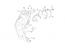 Contra escudo Aprilia Sonic h2o 50 1998 - 2008
