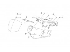 Embellecedor manillar delantero Aprilia Sonic h2o 50 1998 - 2008
