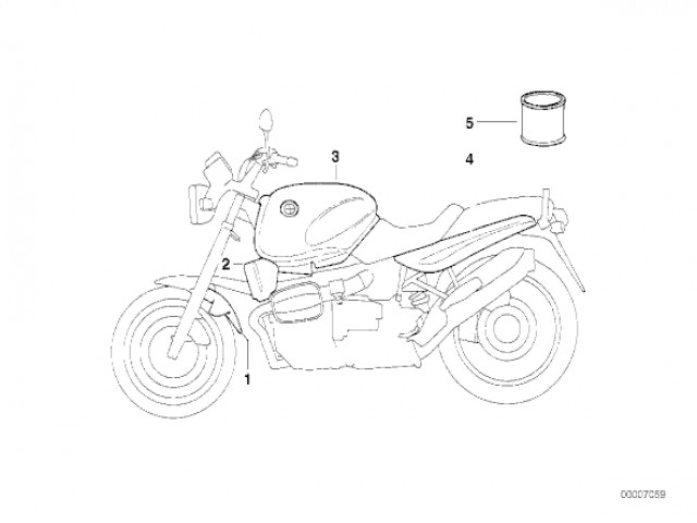 Aireador derecho Bmw R850 r 2000 - 2014