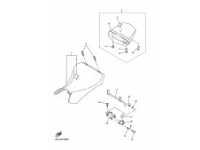 Asiento pasajero Yamaha R6 600 cc 2005 - 2005