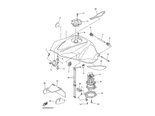 Soporte bomba gasolina nuevo Yamaha R6 600 cc 2005 - 2005